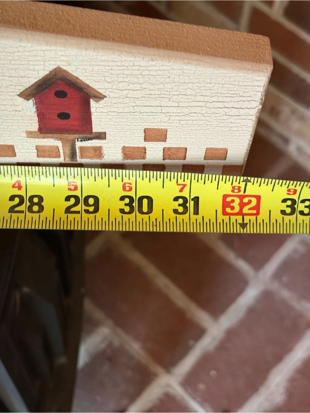Decorative Multi-Color Birdhouse Wall Accent - Handcrafted Wood